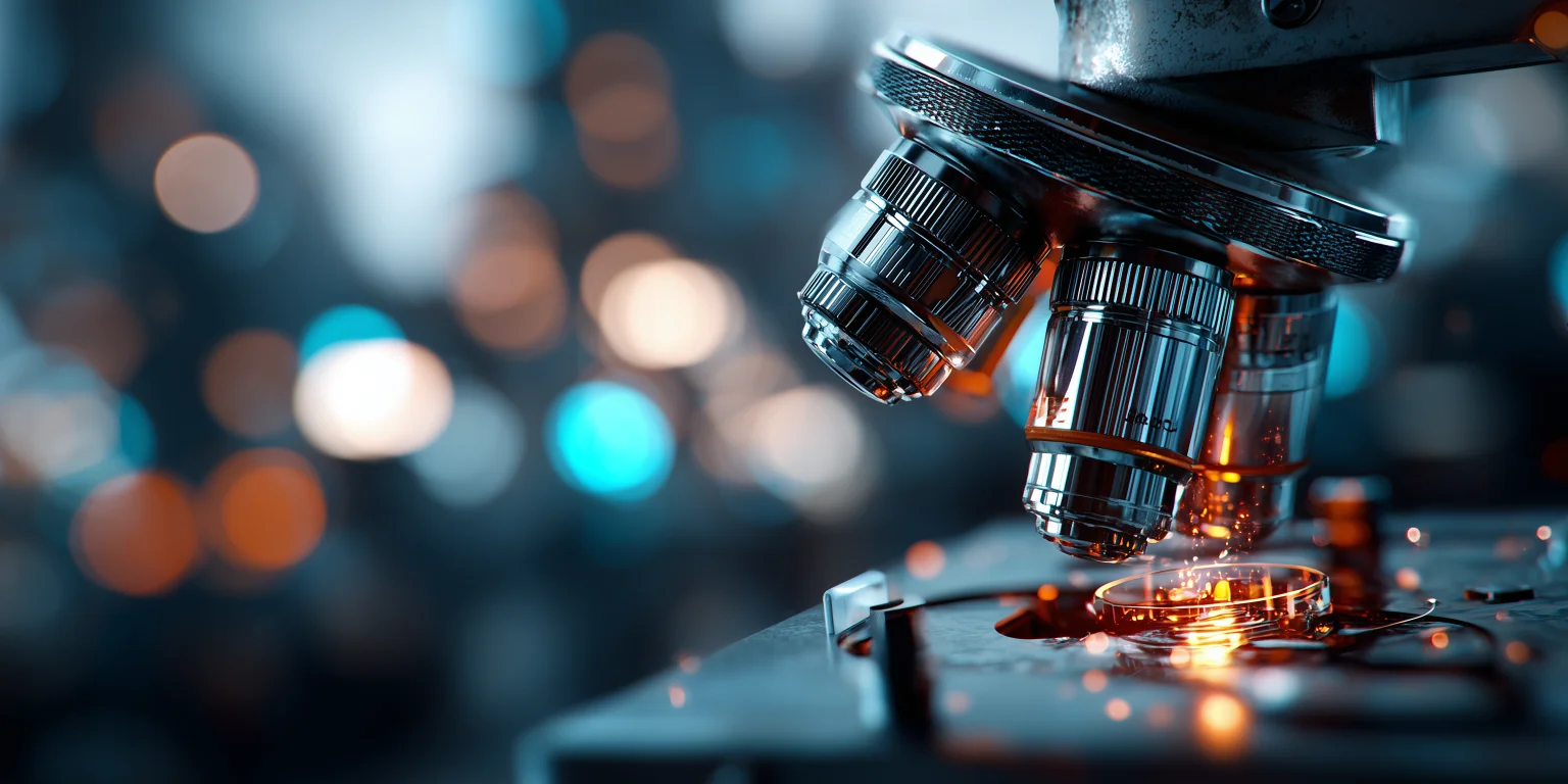 Lab microscope